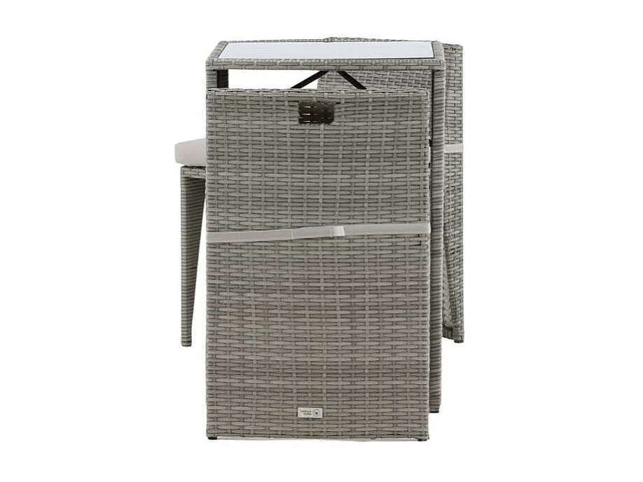 Savanna ensemble de salon ensembles 3 parties gris.