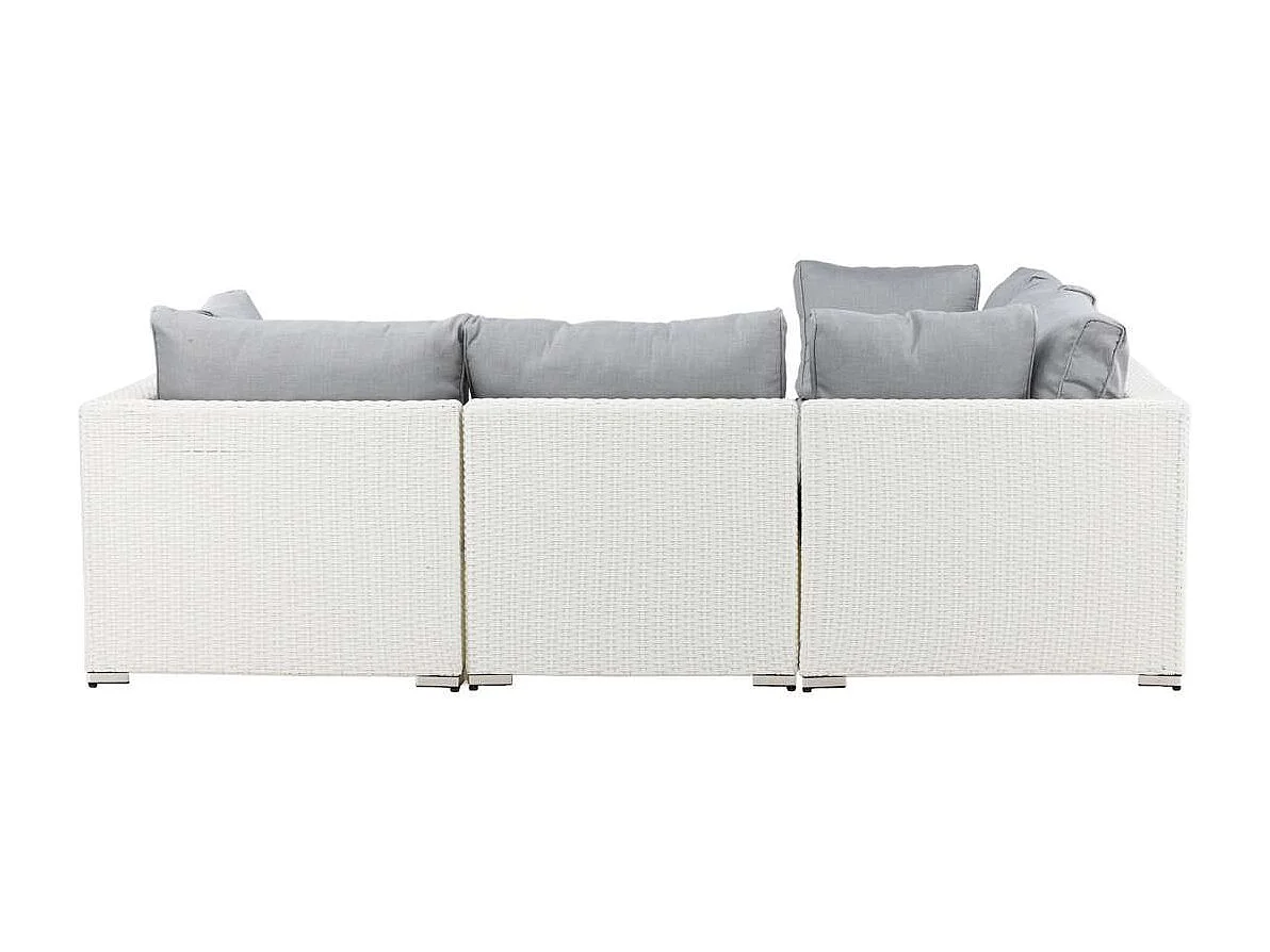 Amazon loungeset 2 delen grijs,wit.