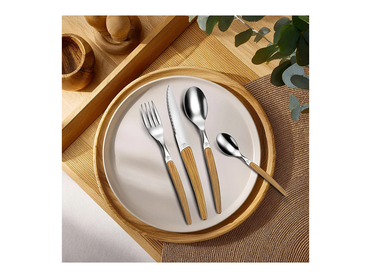 Gamma Nature Bois clair - Coffret 24 pièces