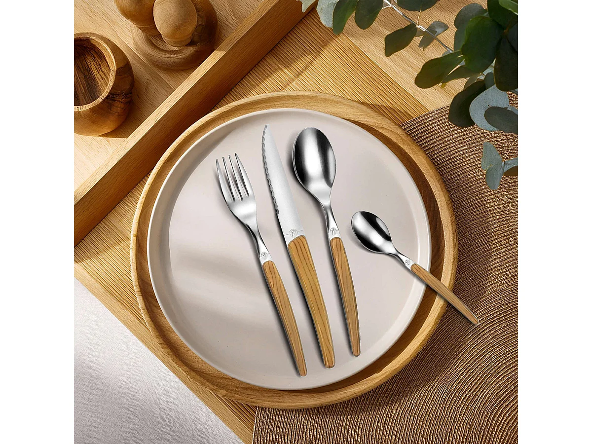 Gamma Nature Bois clair - Coffret 24 pièces