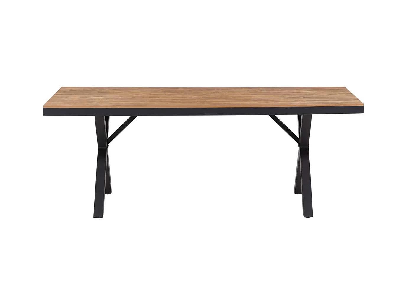 Garcia table de jardin 100x200cm noir.
