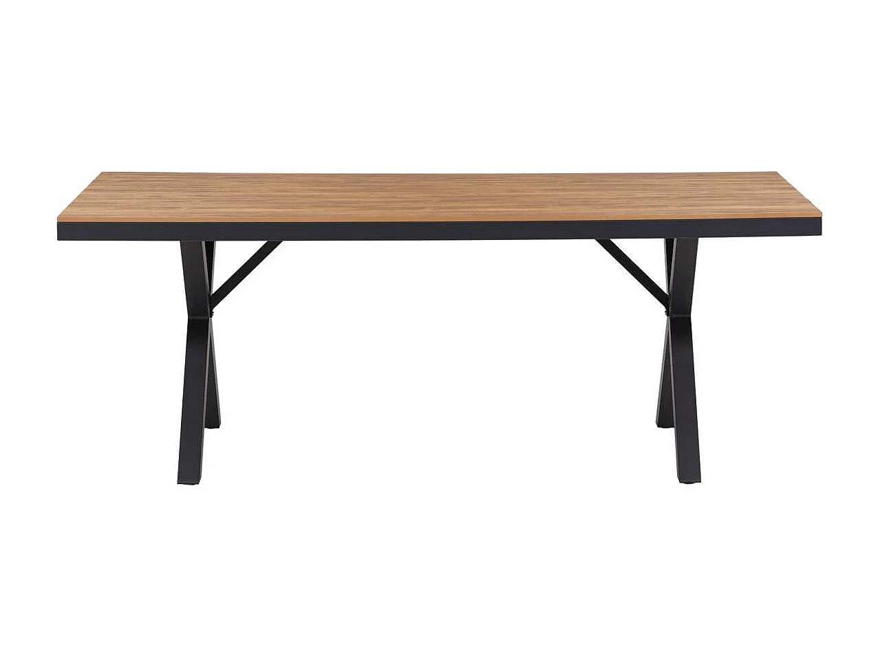 Garcia tuintafel 100x200cm zwart.