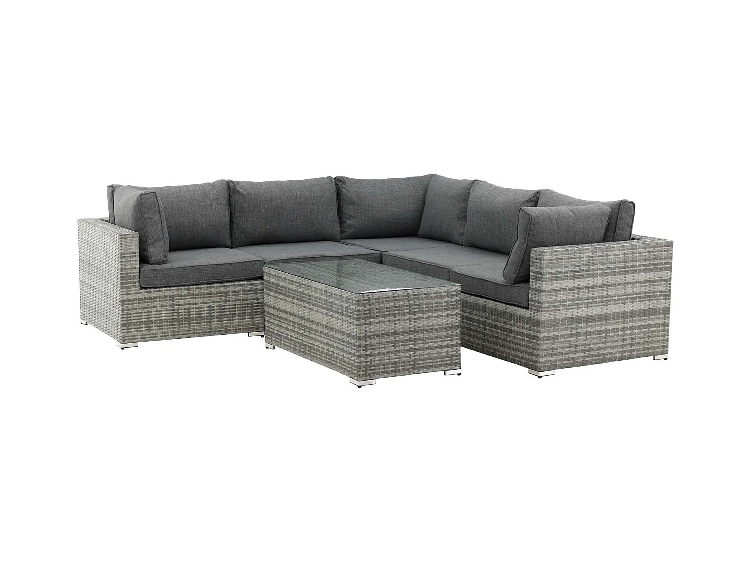 Amazon loungeset 2 delen grijs.