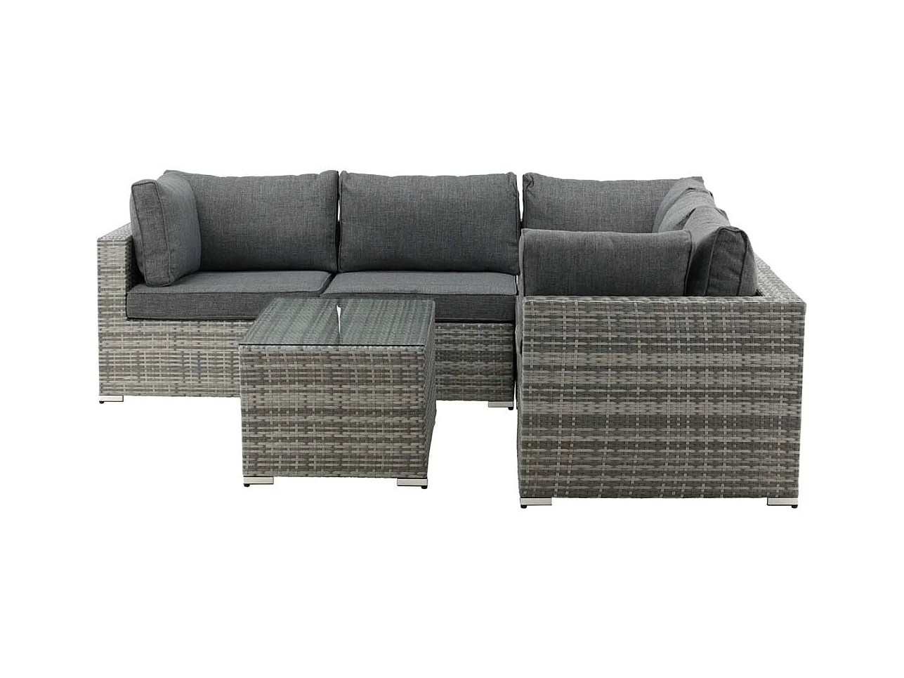 Amazon loungeset 2 delen grijs.