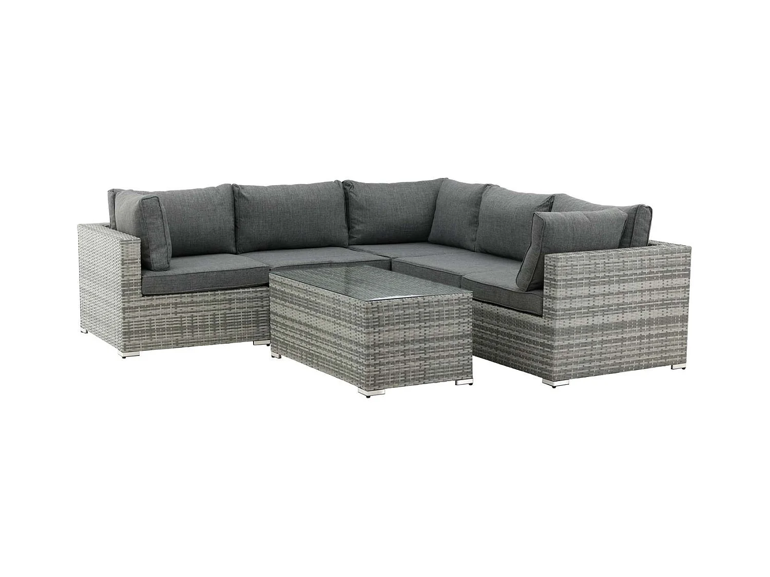 Amazon loungeset 2 delen grijs.