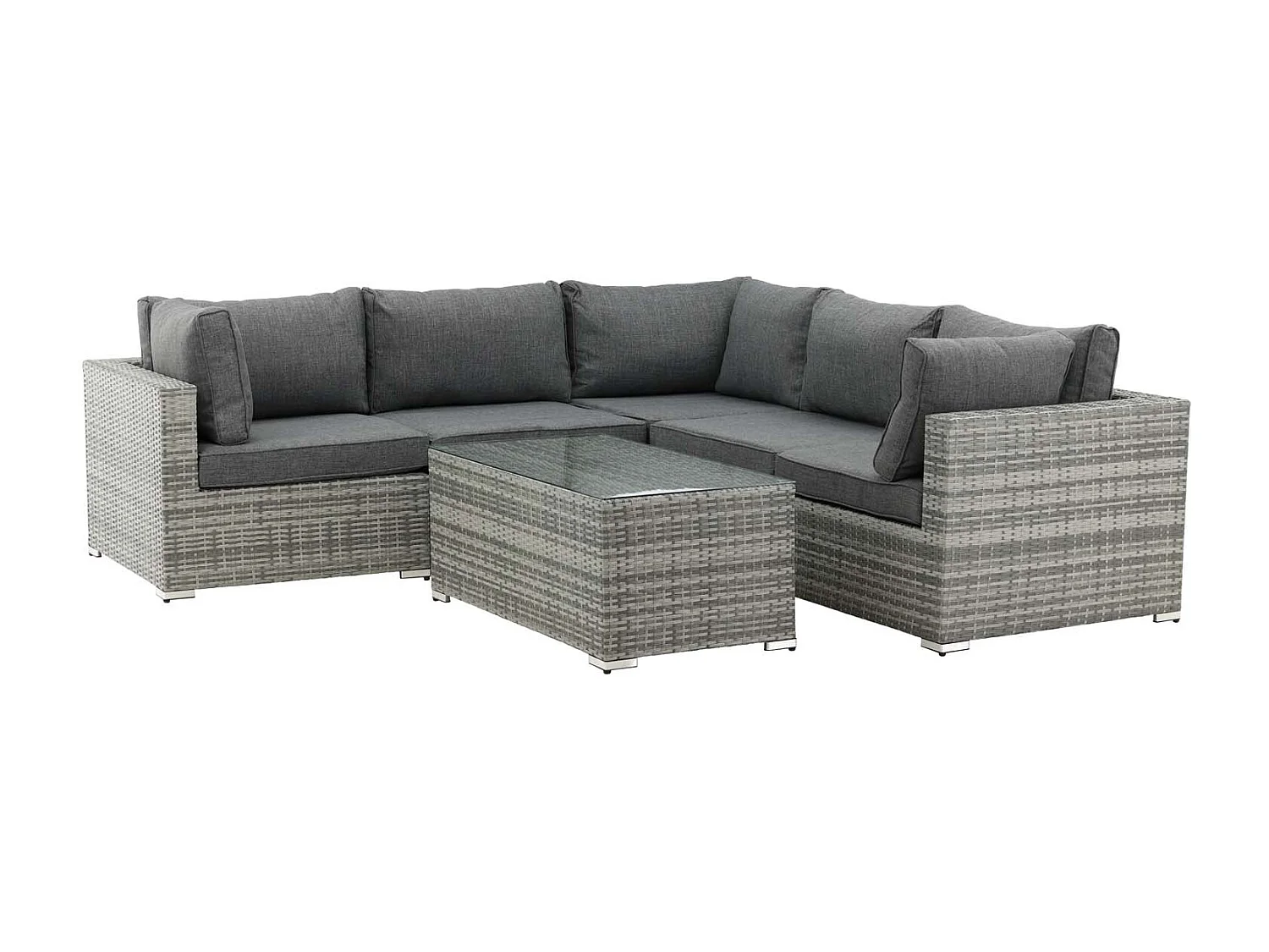 Amazon loungeset 2 delen grijs.