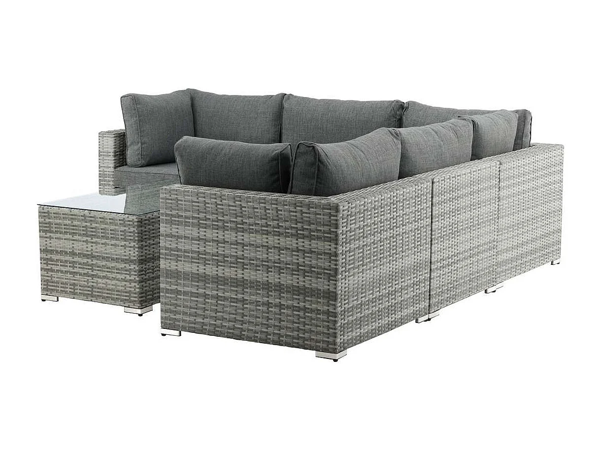 Amazon loungeset 2 delen grijs.