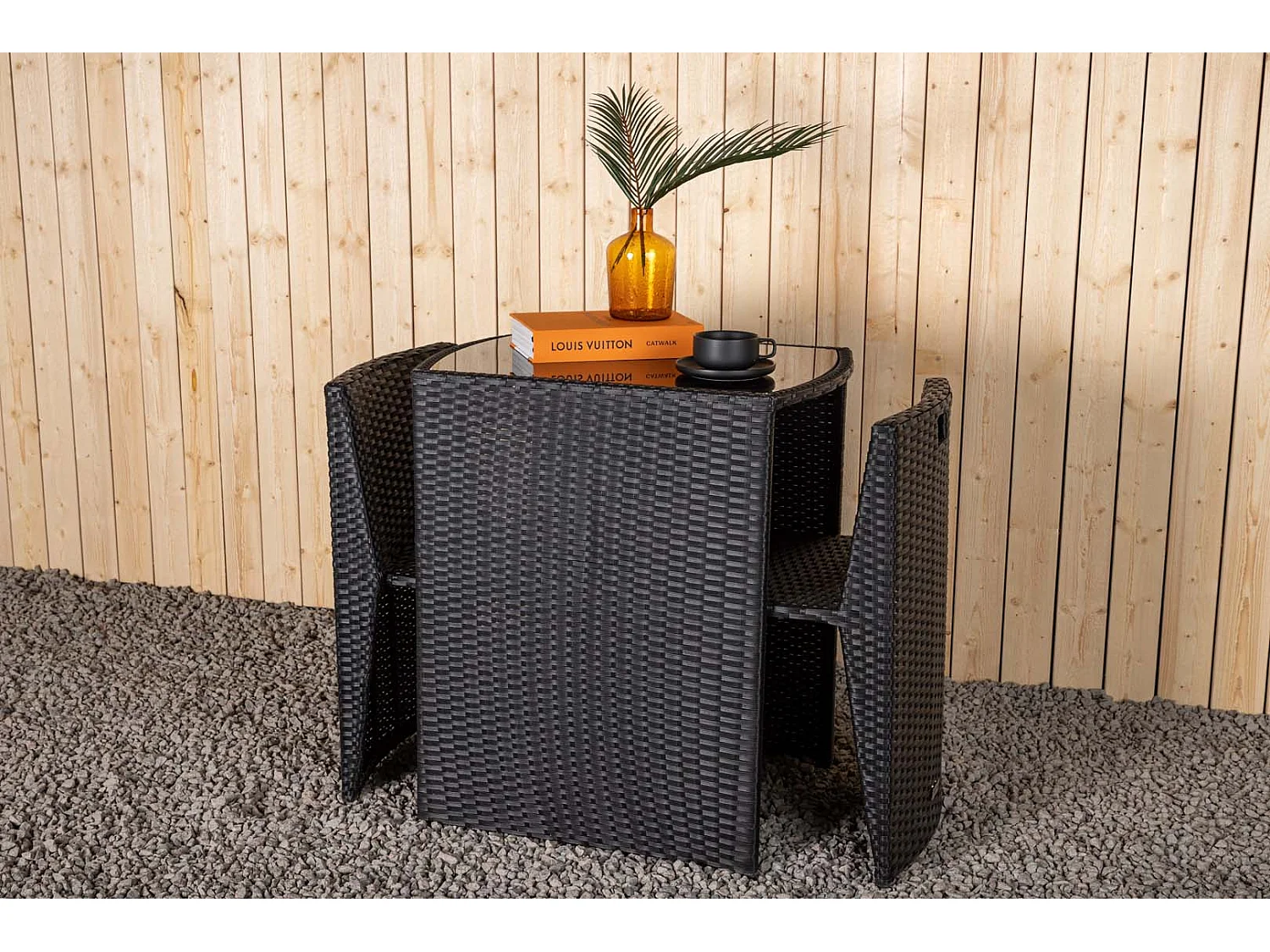 Savanna ensemble de salon ensembles 3 parties noir.