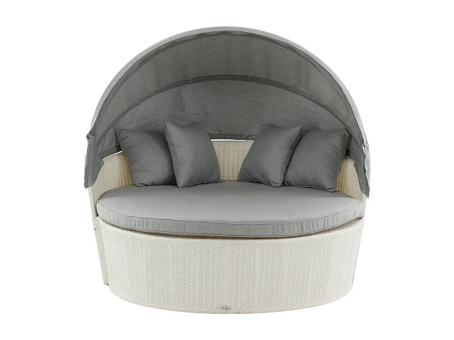 Salon de Jardin "Padova" 153cm Blanc