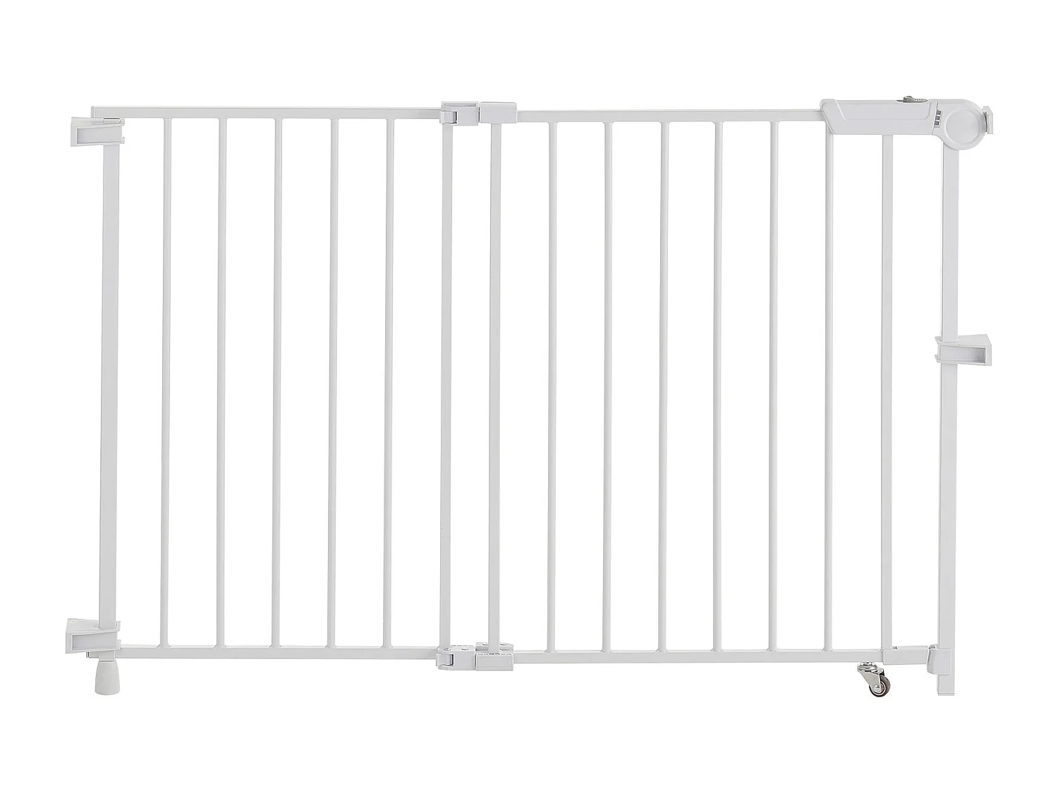 Barrière de Sécurité Animaux, SucceBuy Barrière de Sécurité Extensible pour Animaux 75-109,2 cm Hauteur 71,1 cm Blanc
