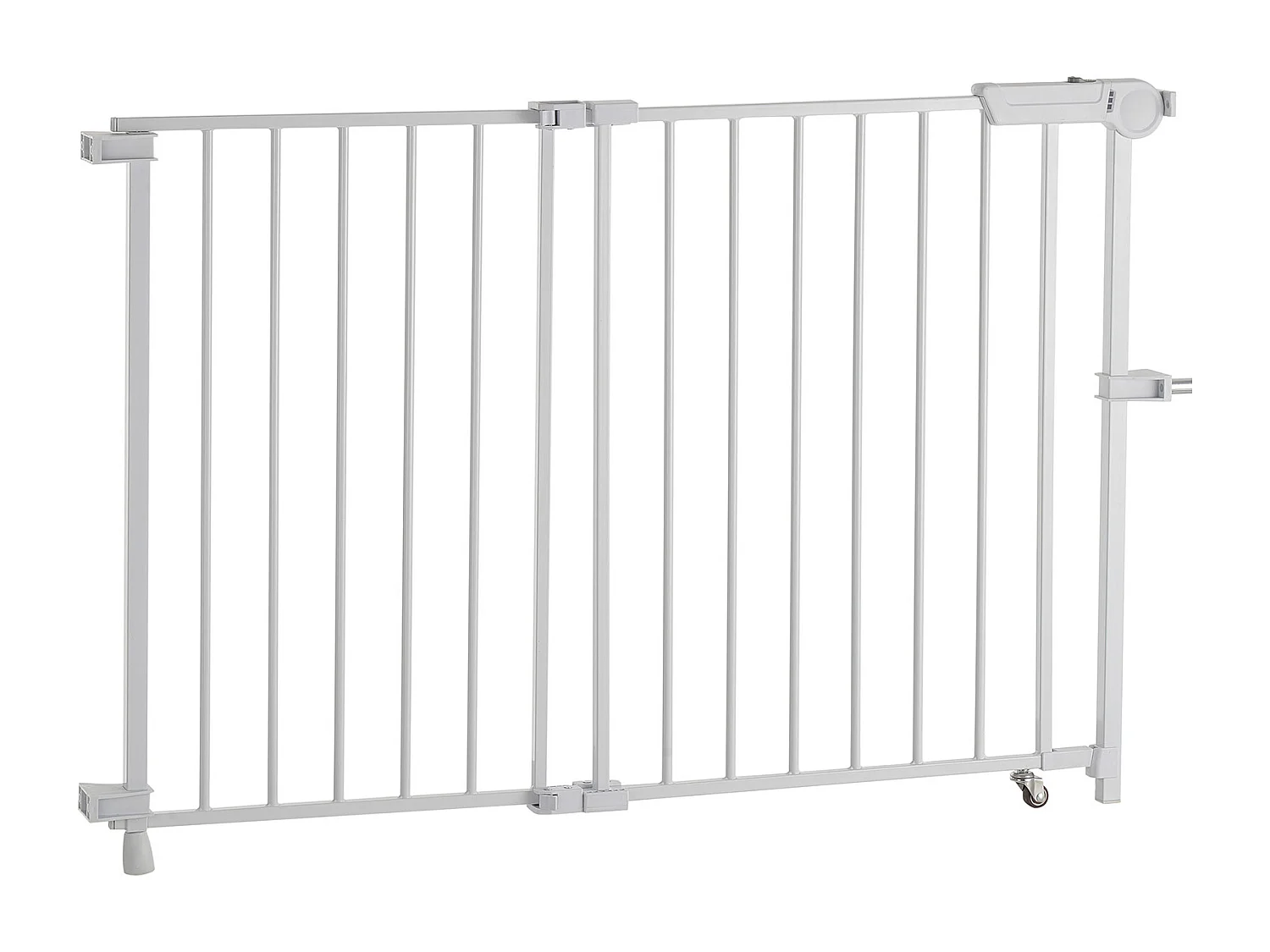Barrière de Sécurité Animaux, SucceBuy Barrière de Sécurité Extensible pour Animaux 75-109,2 cm Hauteur 71,1 cm Blanc