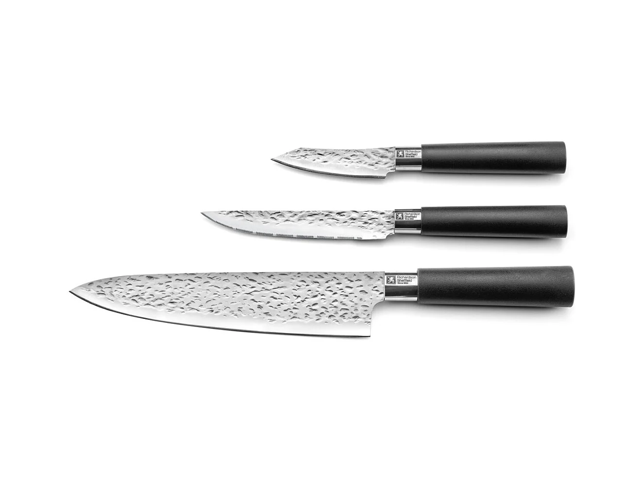 Katana - Set 3 couteaux de cuisine : office, utile et chef