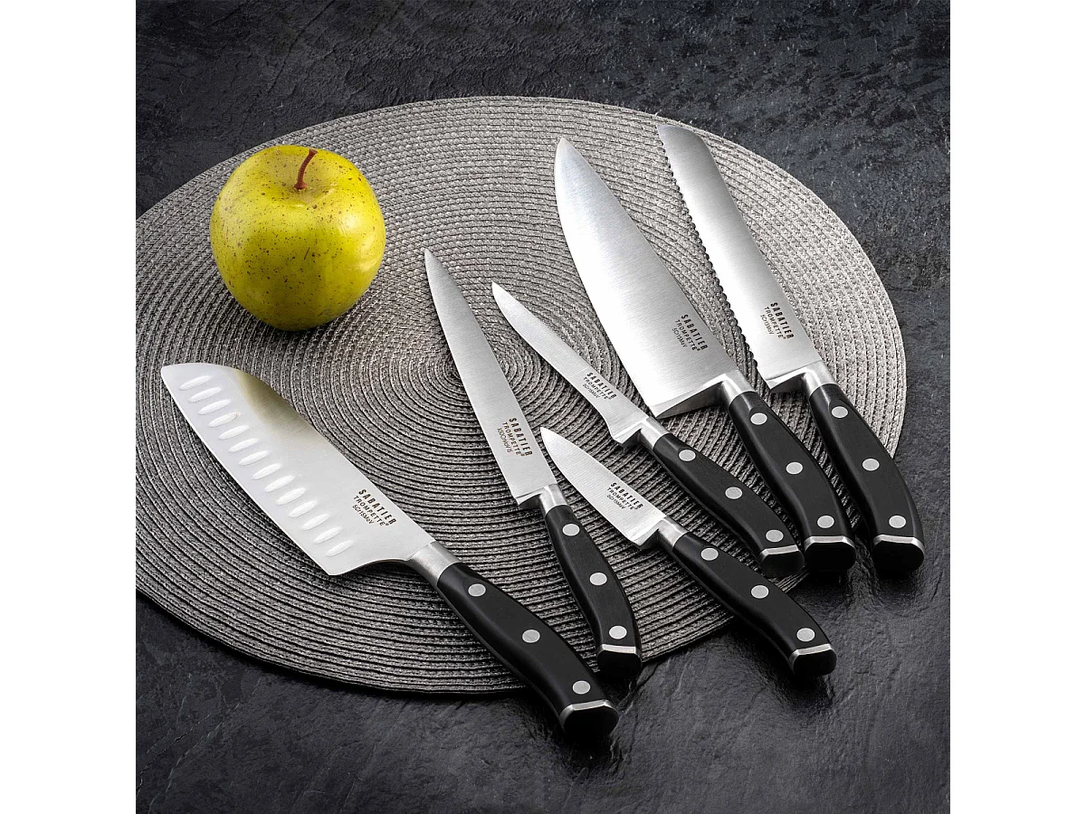 Vulcano - Ensemble 3 couteaux de cuisine