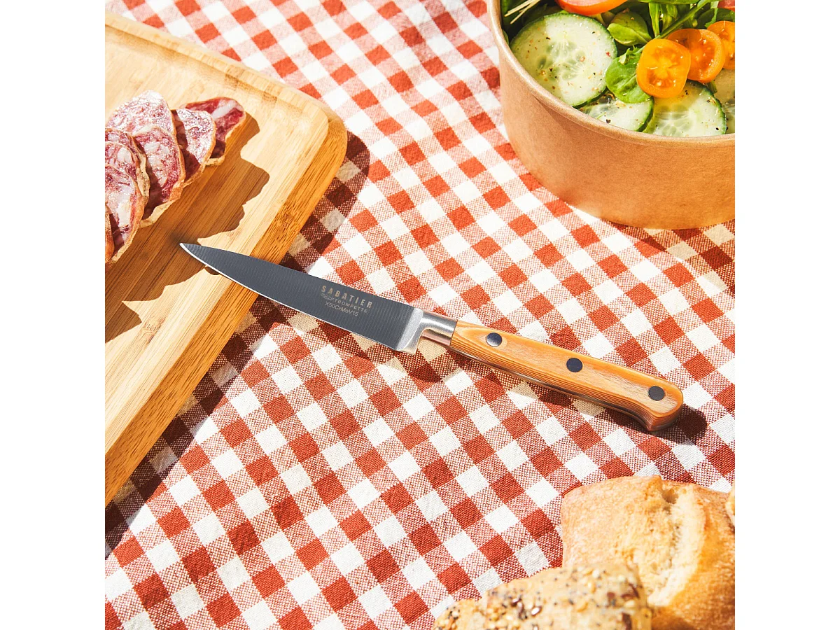 Essentiel - Bloque negro con 5 cuchillos de cocina