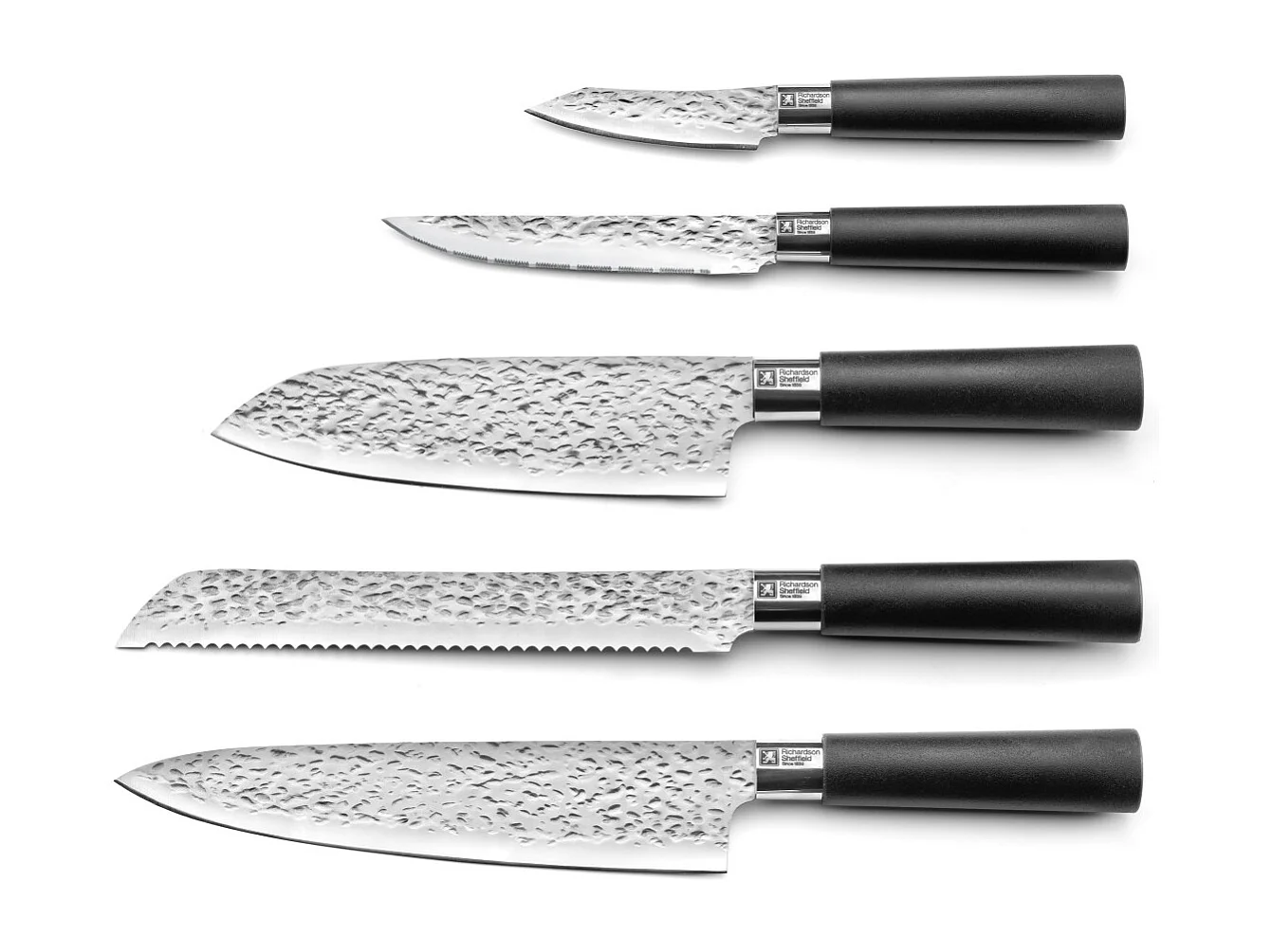 Katana - Bloc spaghettis bambou avec 5 couteaux de cuisine