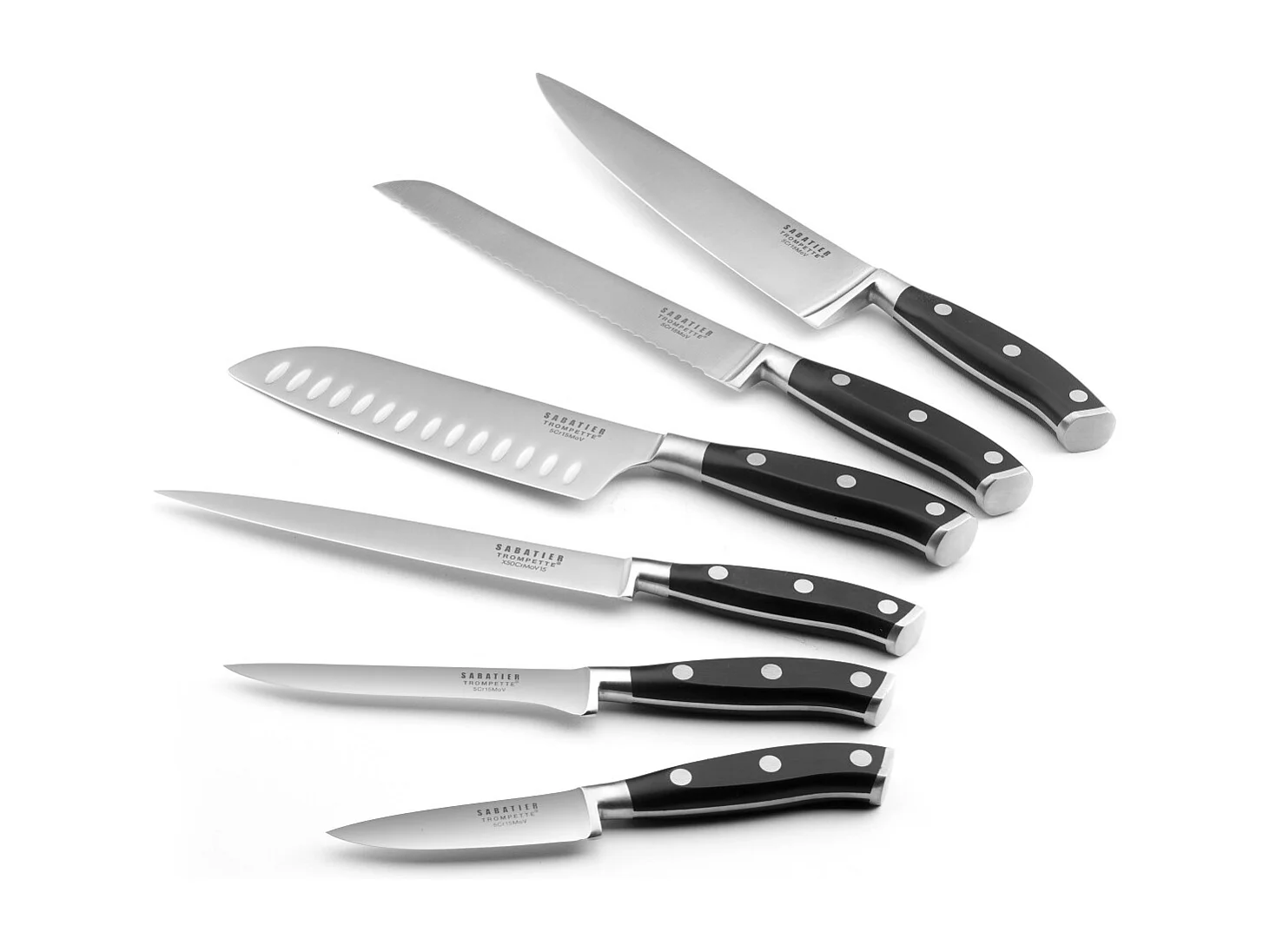 Vulcano - Trousse souple de 6 couteaux de cuisine