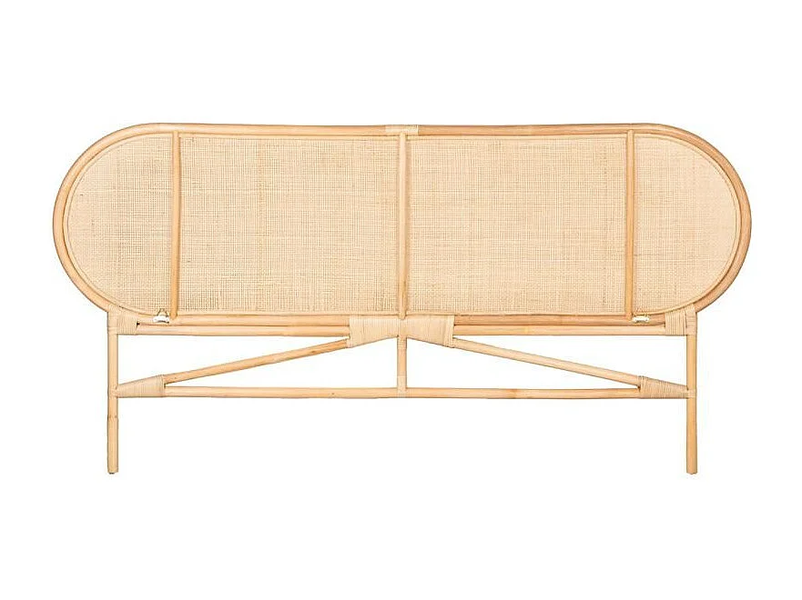 Tête de lit en rotin naturel L 190 cm