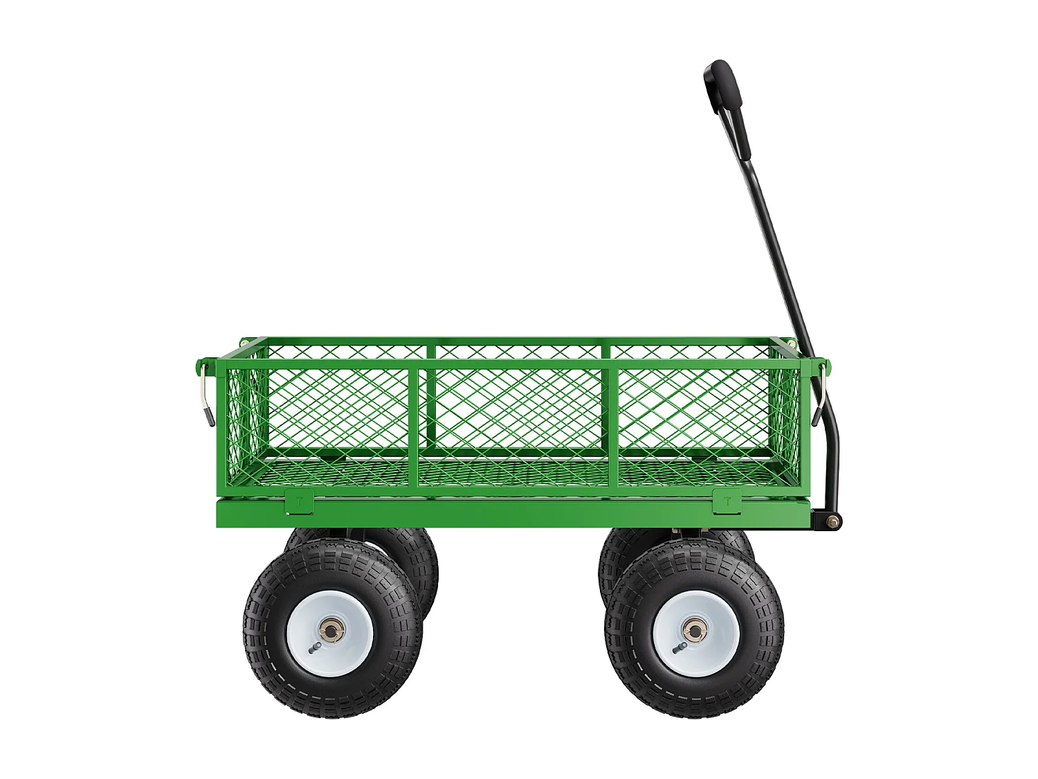 Chariot de Jardin, SucceBuy Chariot de Jardin en Acier 308,44 kg Capacité, Chariot de Jardin Robustes avec Pneus de 25,4 cm