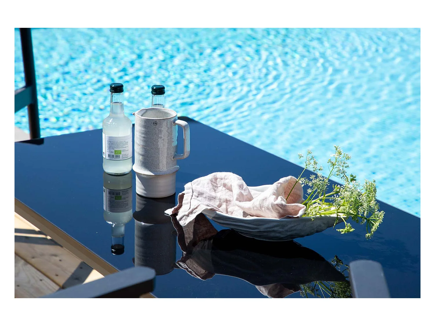 Salon de Jardin "Break" 105cm Noir