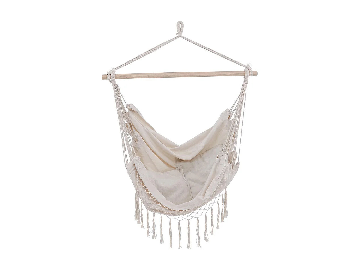 Fauteuil Suspendu en Tissu "Culasi" 120cm Naturel