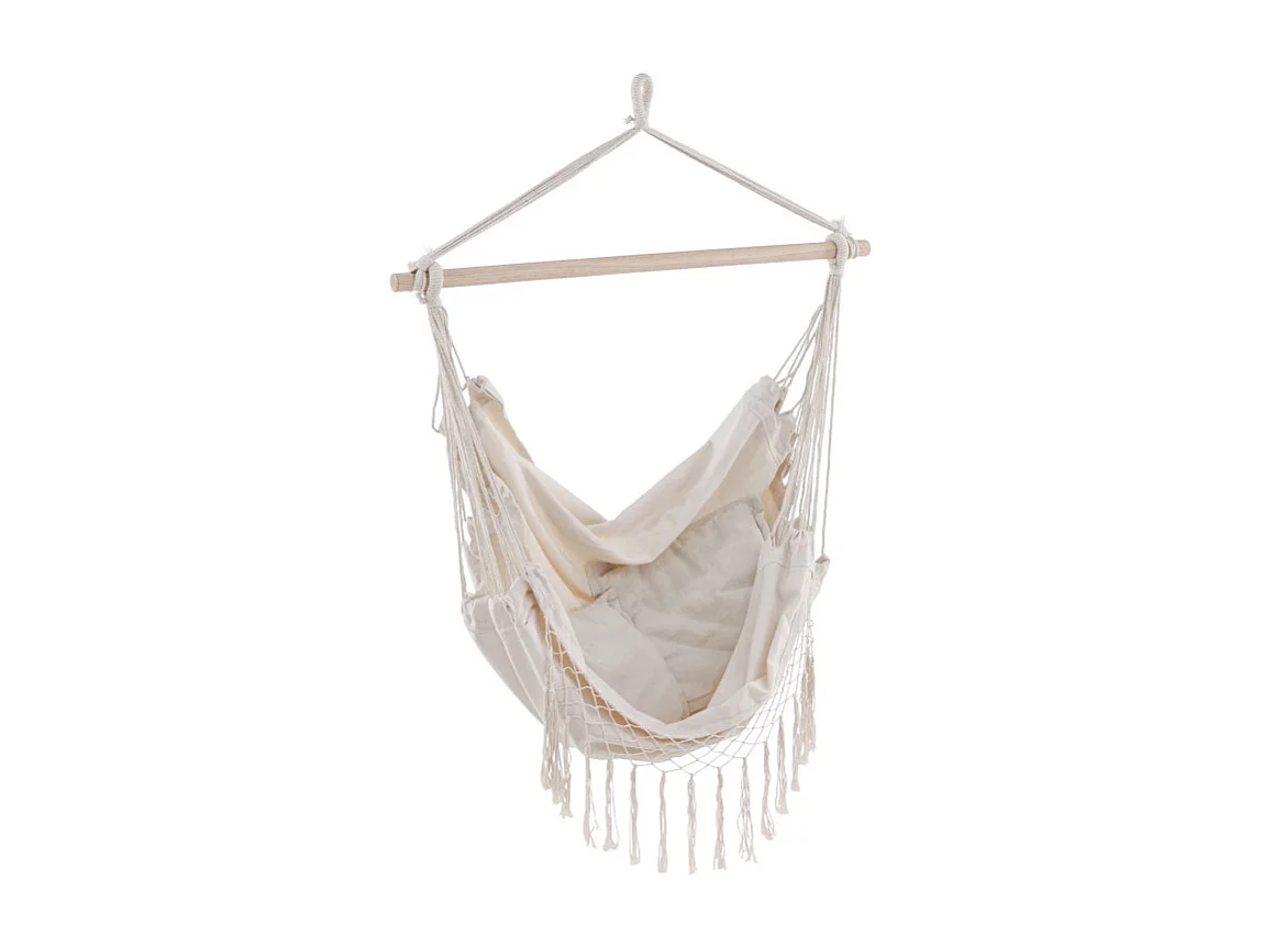 Fauteuil Suspendu en Tissu "Culasi" 120cm Naturel