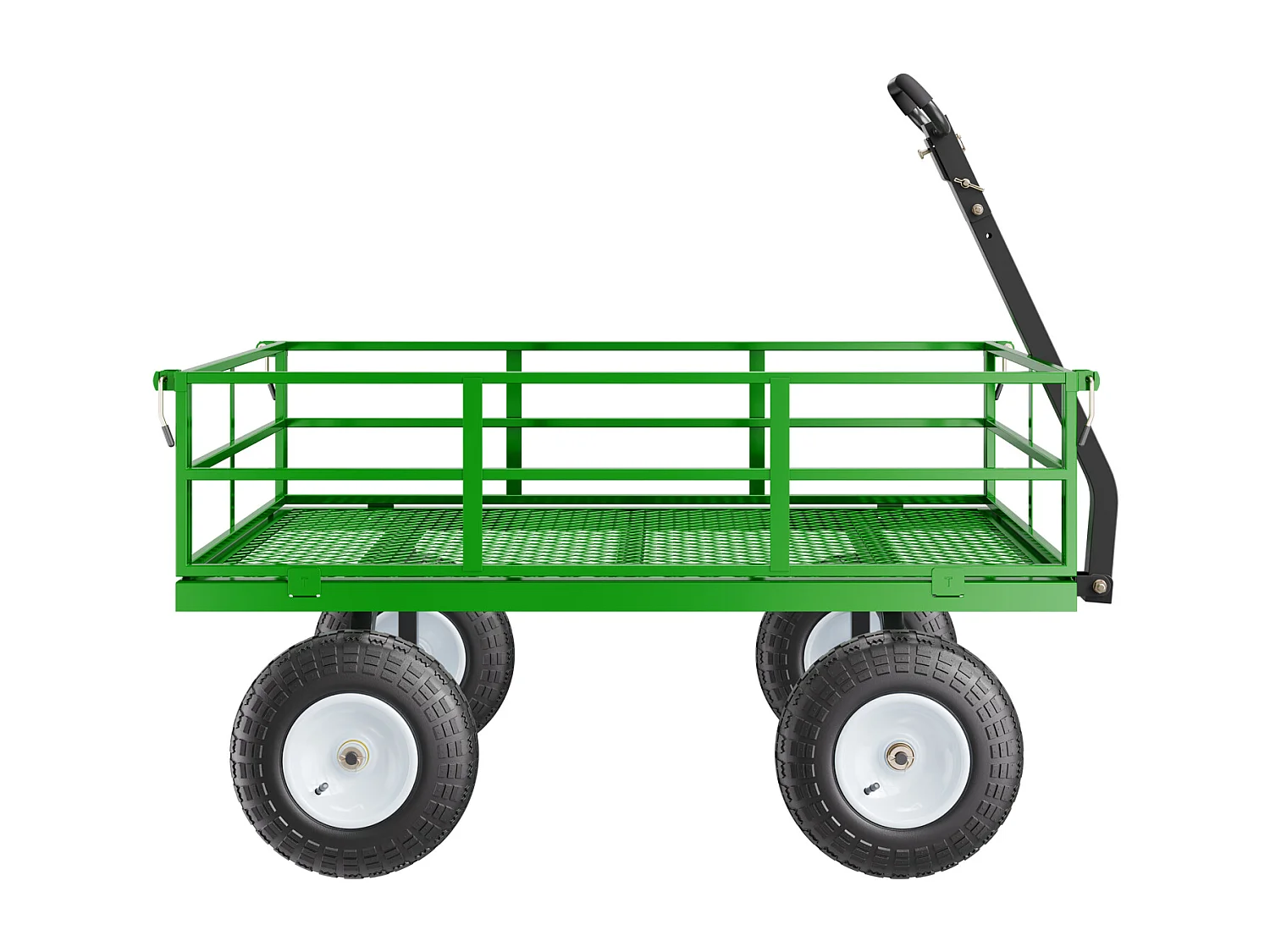 Chariot de Jardin, SucceBuy Chariot de Jardin en Acier 544,31 kg Capacité, Chariot Robustes avec Pneus de 33 cm