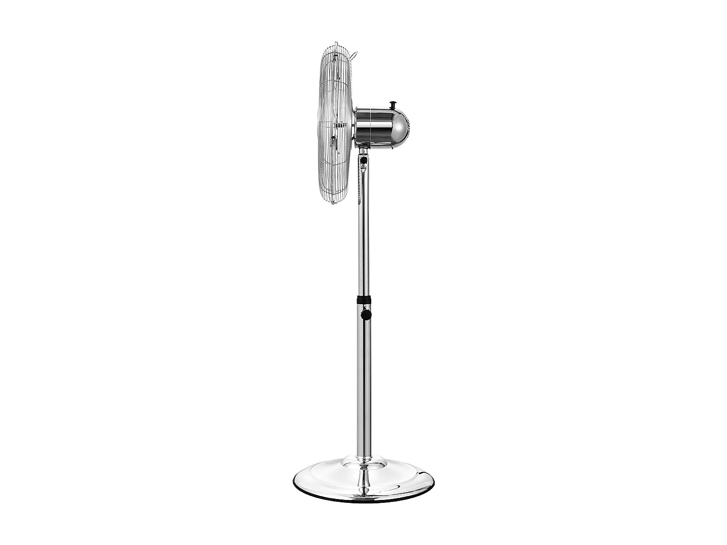 Ventilateur Oscillant sur Pied Industriel SucceBuy, 3 Vitesses, 39,8 cm 75° Argent