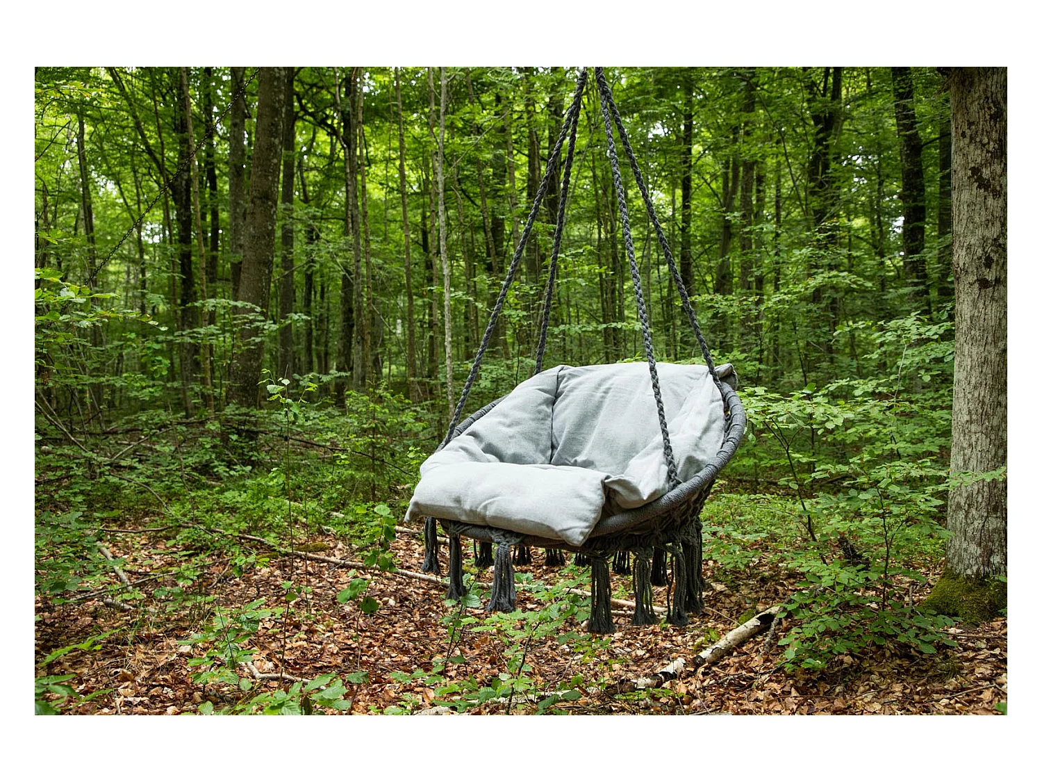 Fauteuil Suspendu "Hamtic" 90cm Gris