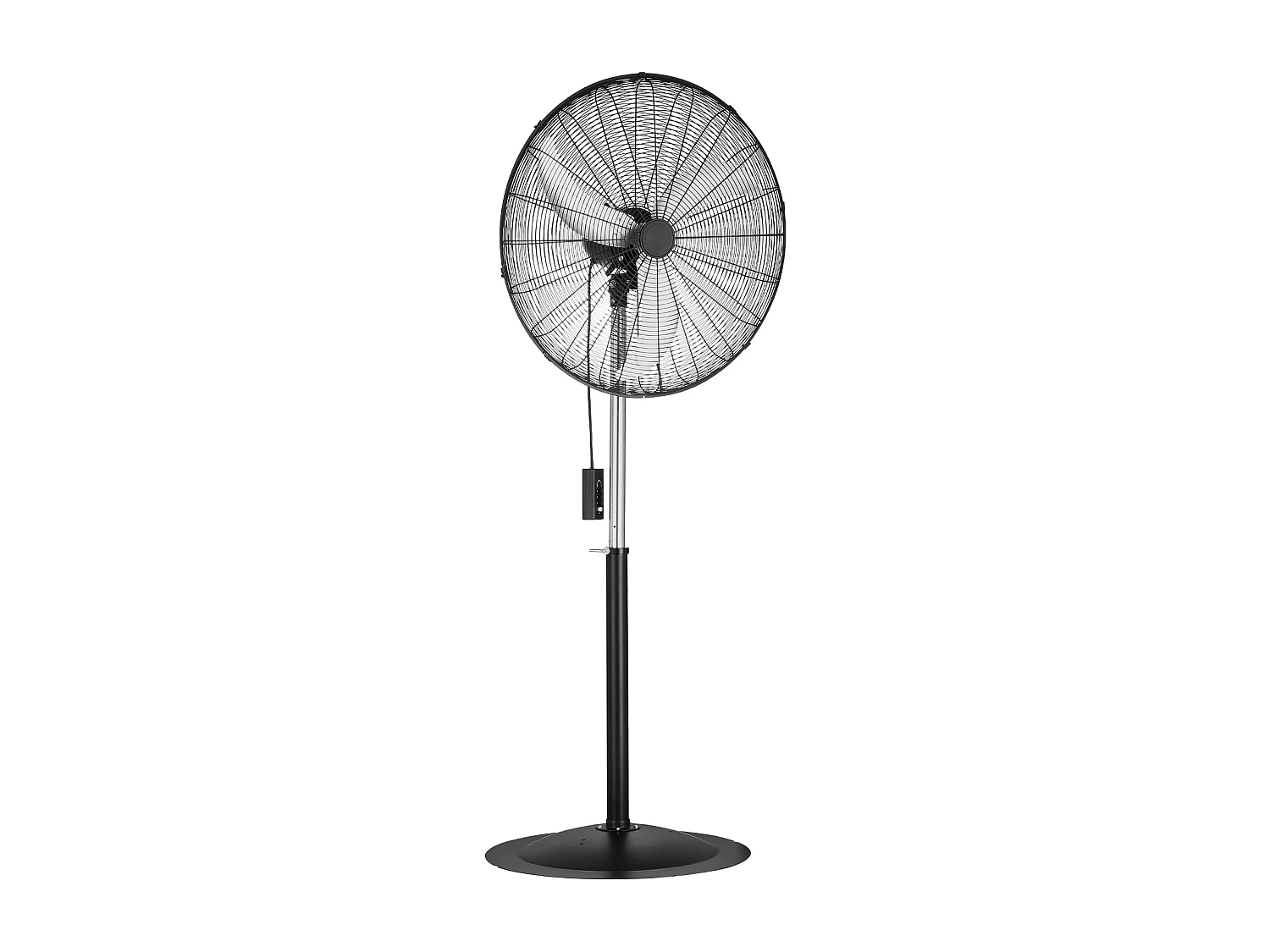 Ventilateur sur Pied Industriel SucceBuy, 3 Vitesses, 76 cm, Oscillant et Réglable en Hauteur