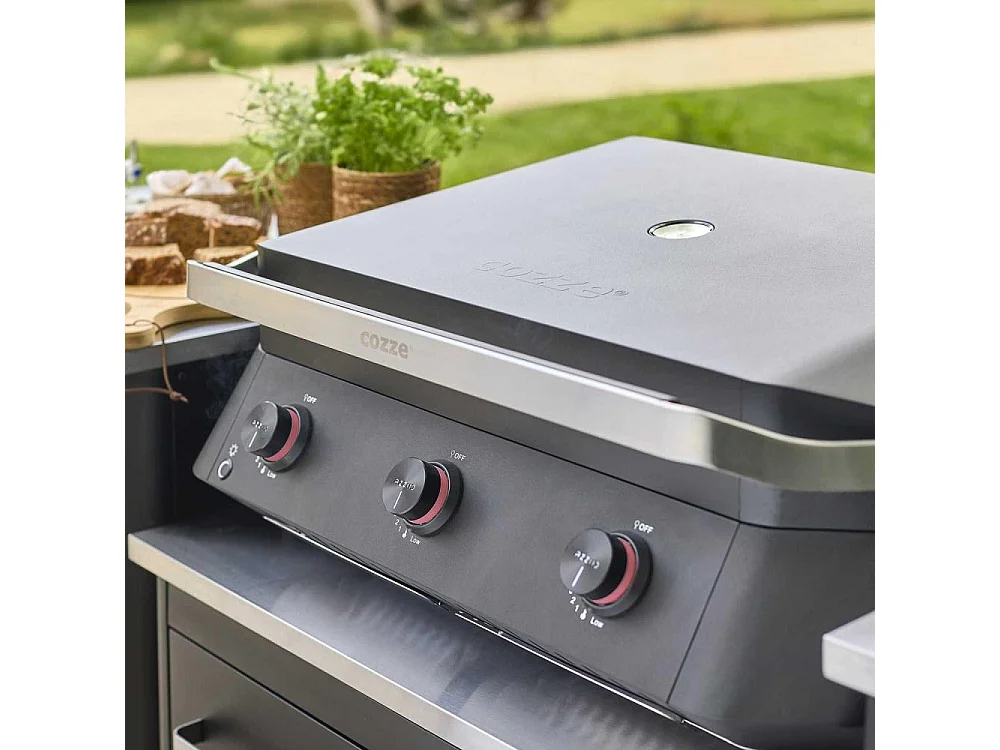 Plancha G800 3 brûleurs 7 kW