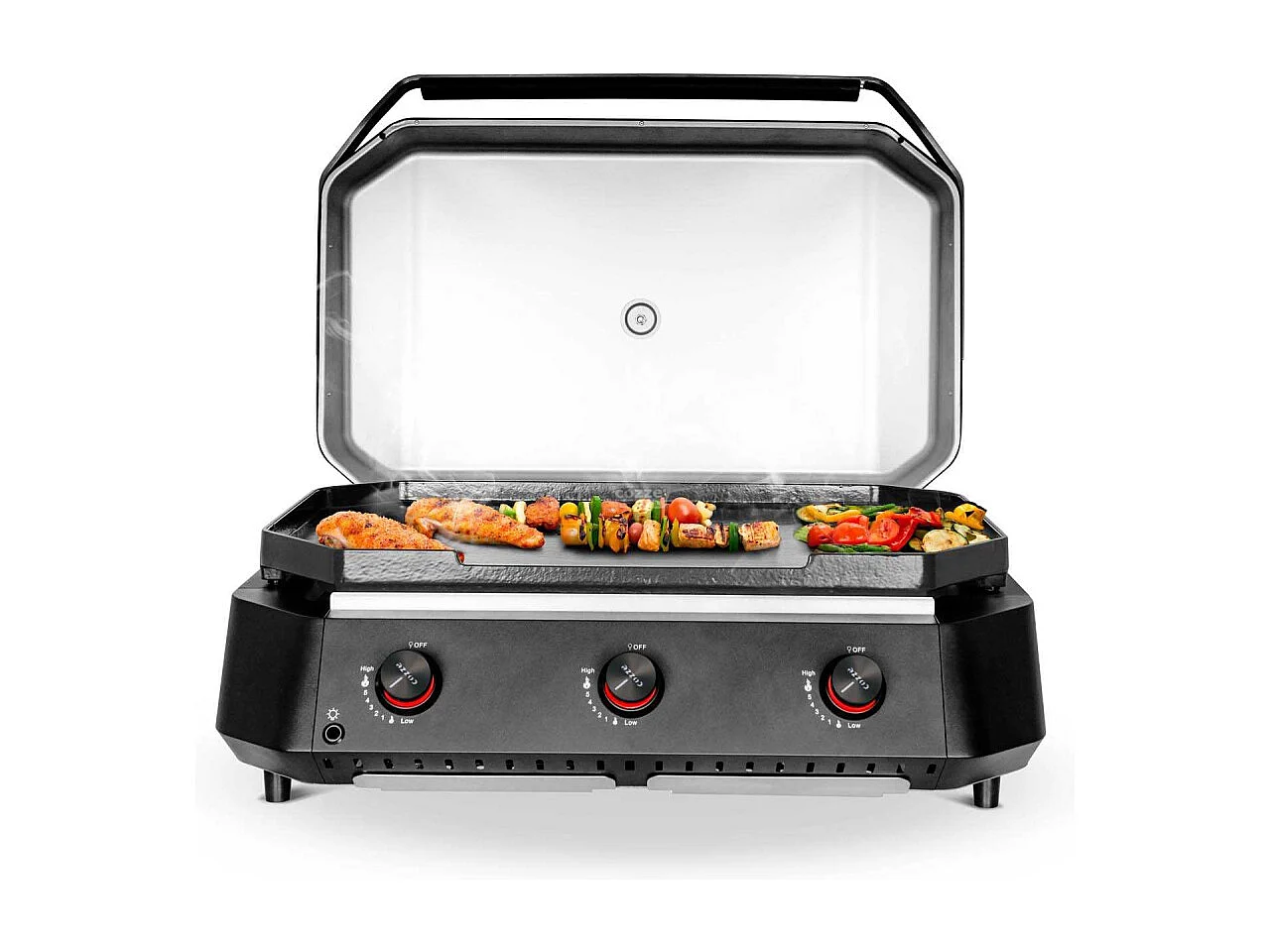 Plancha G800 3 brûleurs 7 kW