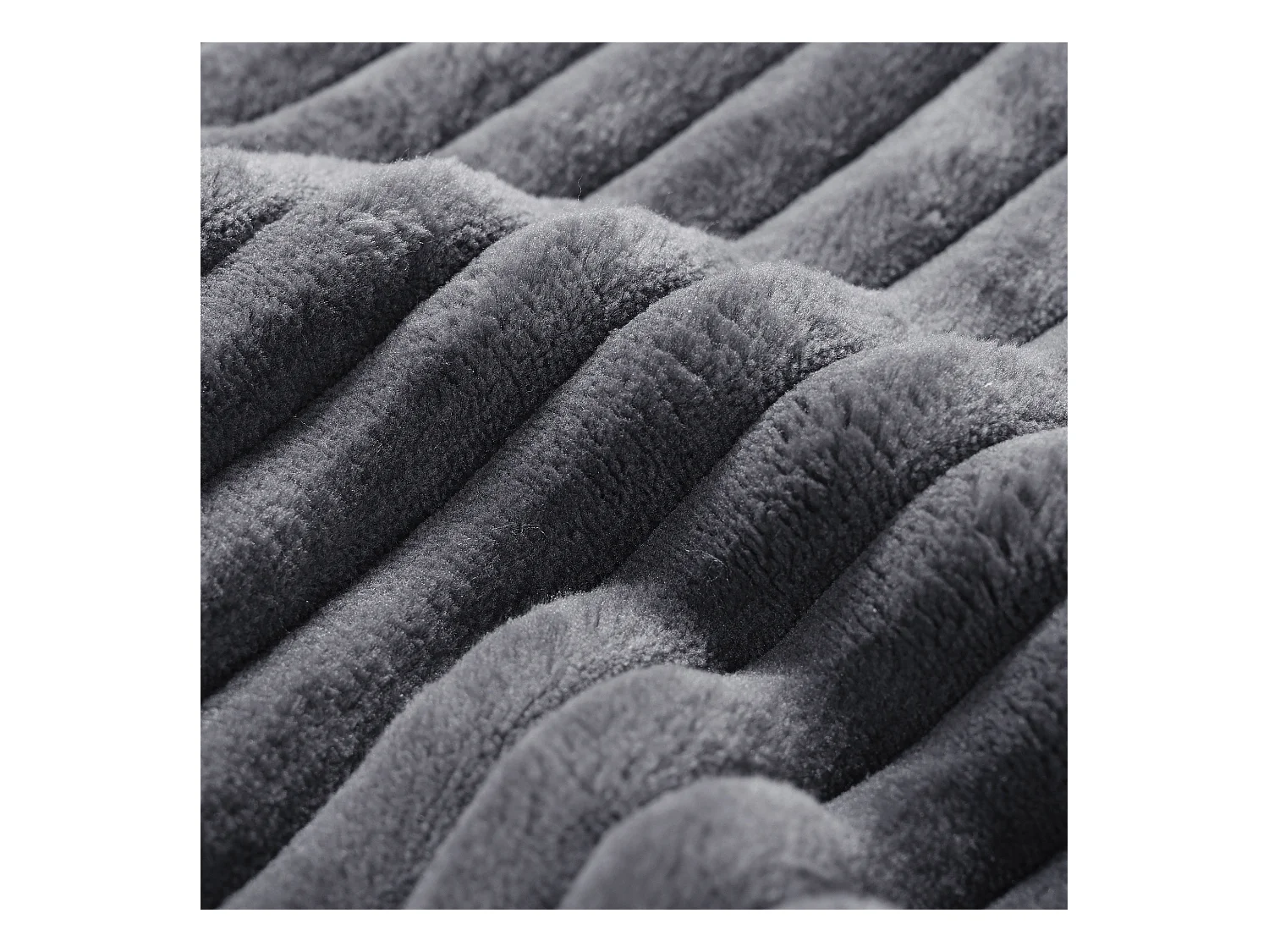 Modulares Sofa, Wolkenmuster, Cord, vollständig komprimierte Verpackung, ohne Montage, grau