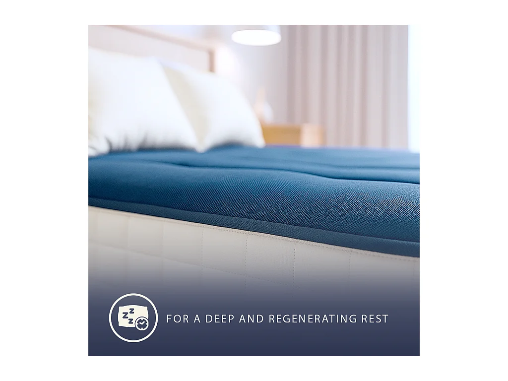 Materac półtoraka 120x190 cm z pianki Waterfoam | Wysokość 20 cm | Klasa 1 | Średnio twardy | Antybakteryjny | Made in Italy