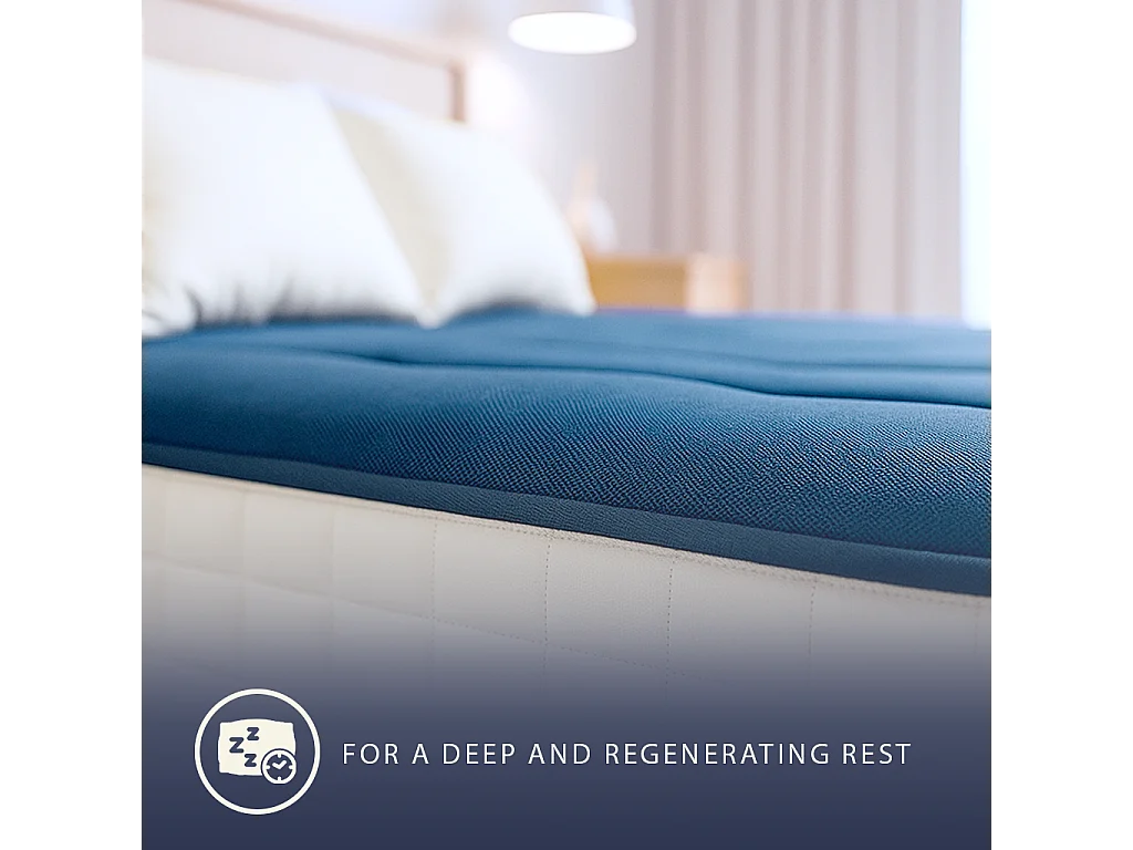 Matelas 1 place et demie 120x200 cm Waterfoam | Hauteur 20 cm | Classe 1 | Ferme Moyenne | Antibactérien | Fabriqué Italie