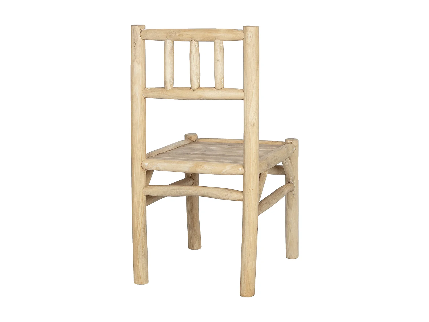Cadeira de jardim em teca - Natural claro - TULUM da MYLIA