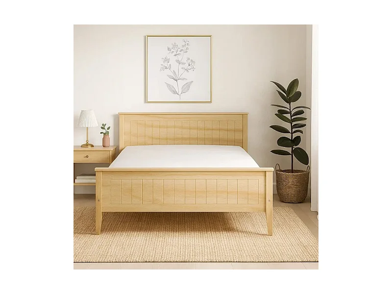 Łóżko 120x200 drewniane Siena, sosnowe