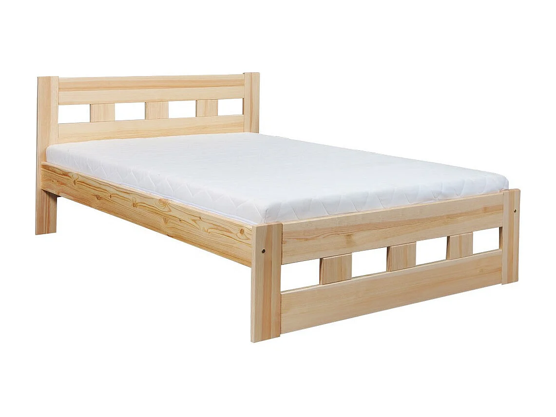 Łóżko 120x200 drewniane Bond, sosnowe