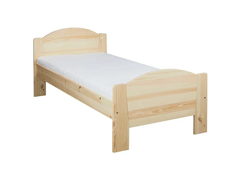 Łóżko 120x200 drewniane Miki, sosnowe