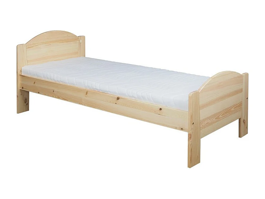 Łóżko 120x200 drewniane Miki, sosnowe