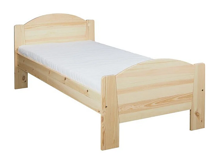 Łóżko 120x200 drewniane Miki, sosnowe
