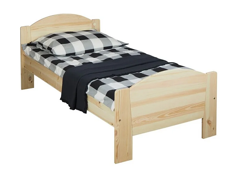 Łóżko 90x200 drewniane Miki, sosnowe