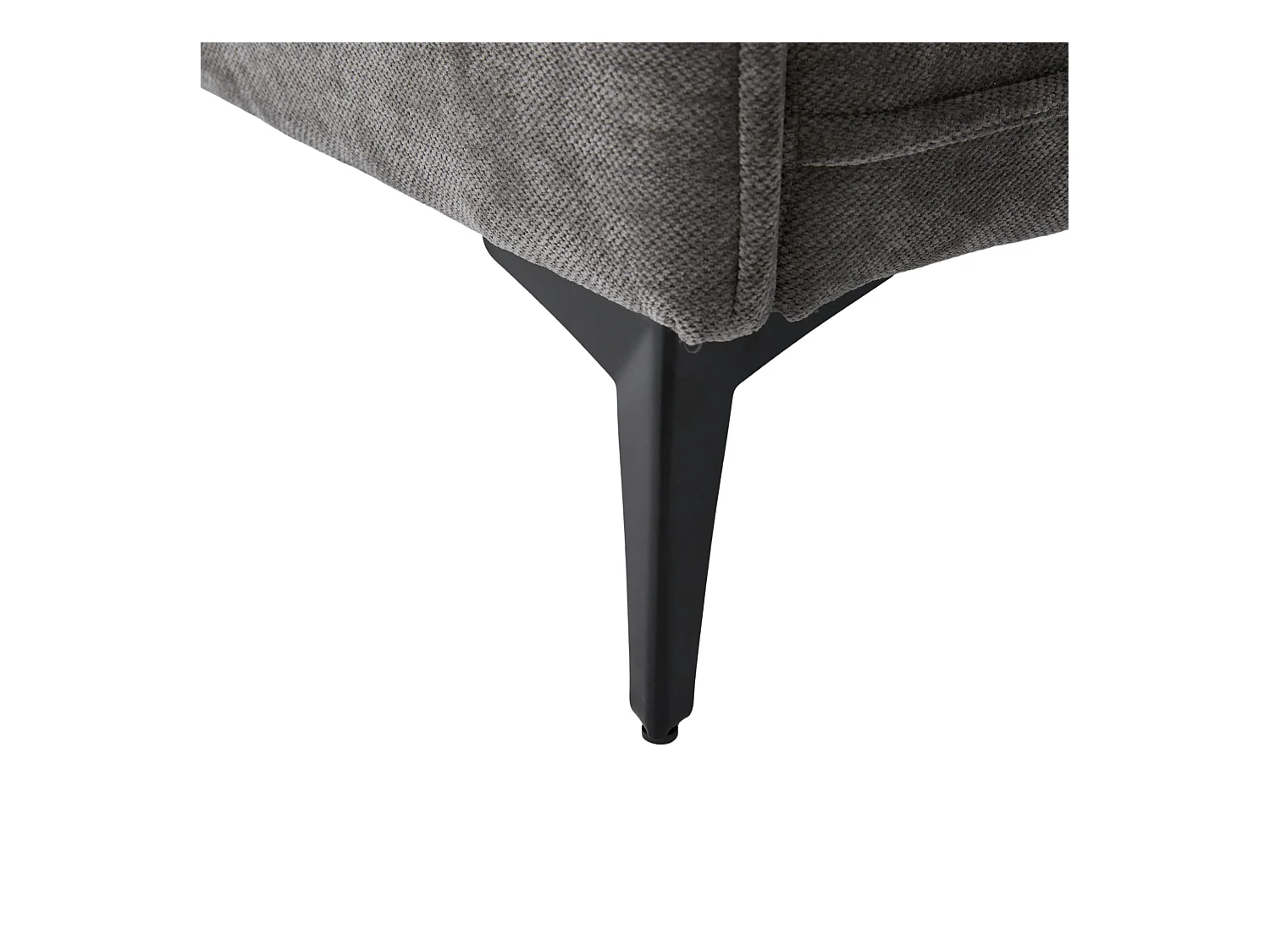 Canapé 2 places gris - Canapé avec poches latérales de rangement et support pour téléphone - pour salon et chambre