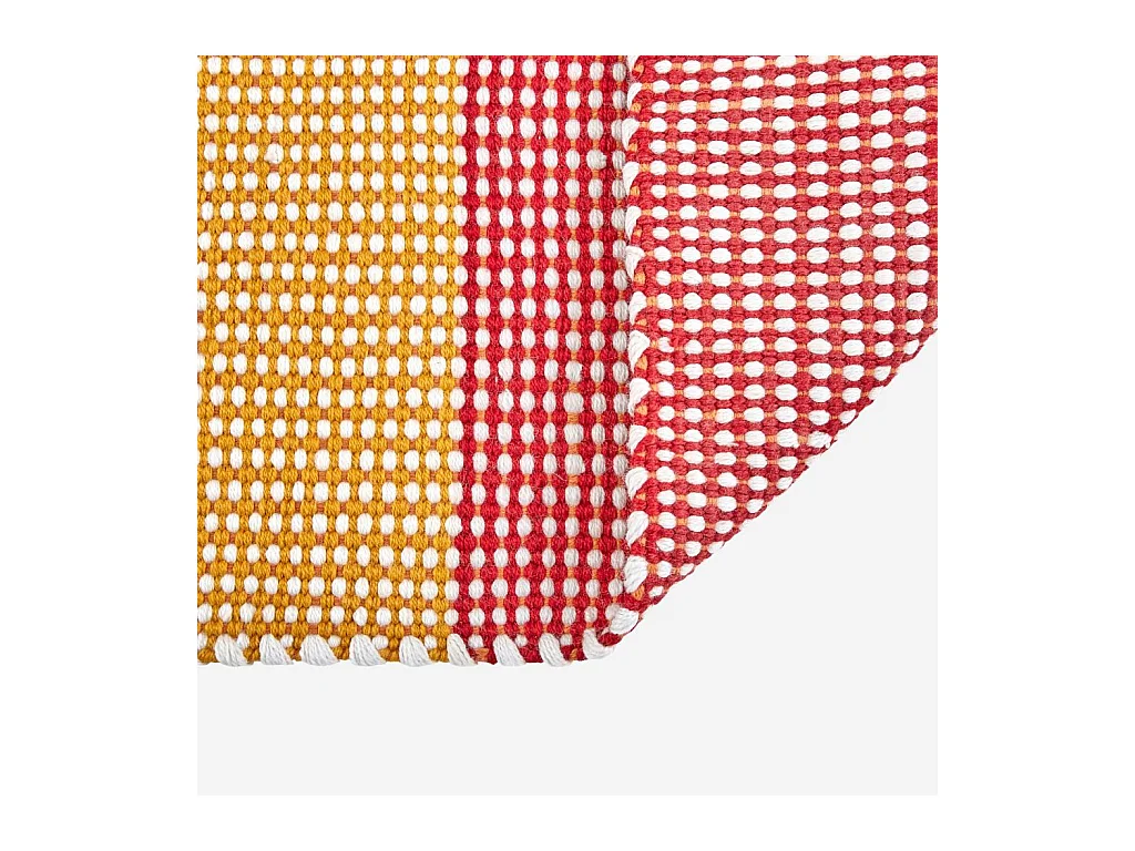 Habitat - Tapis tissé - 75 x 180 cm - Jaune - Design by Floriane Jacques - Cybele