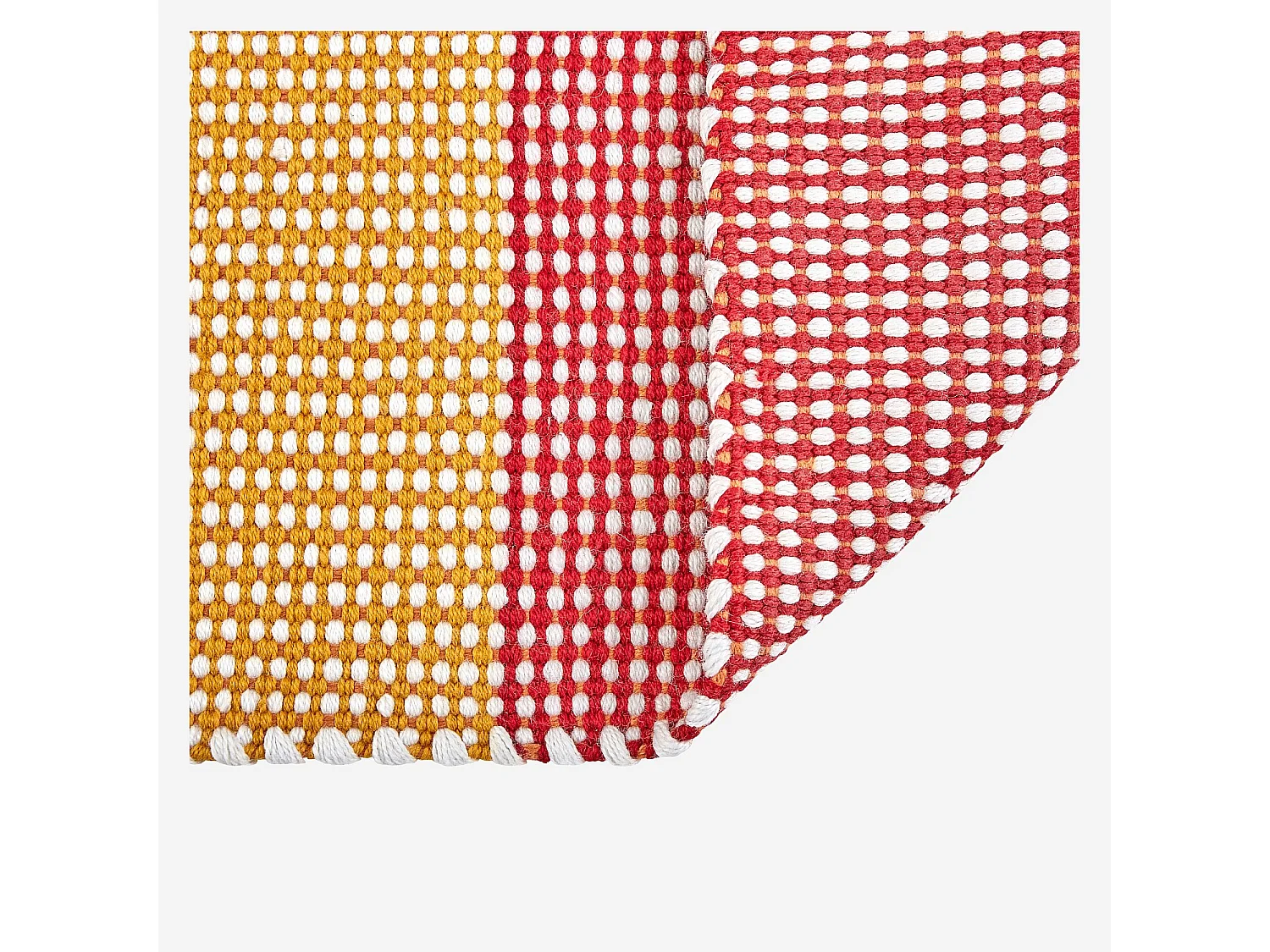 Habitat - Tapis tissé - 75 x 180 cm - Jaune - Design by Floriane Jacques - Cybele