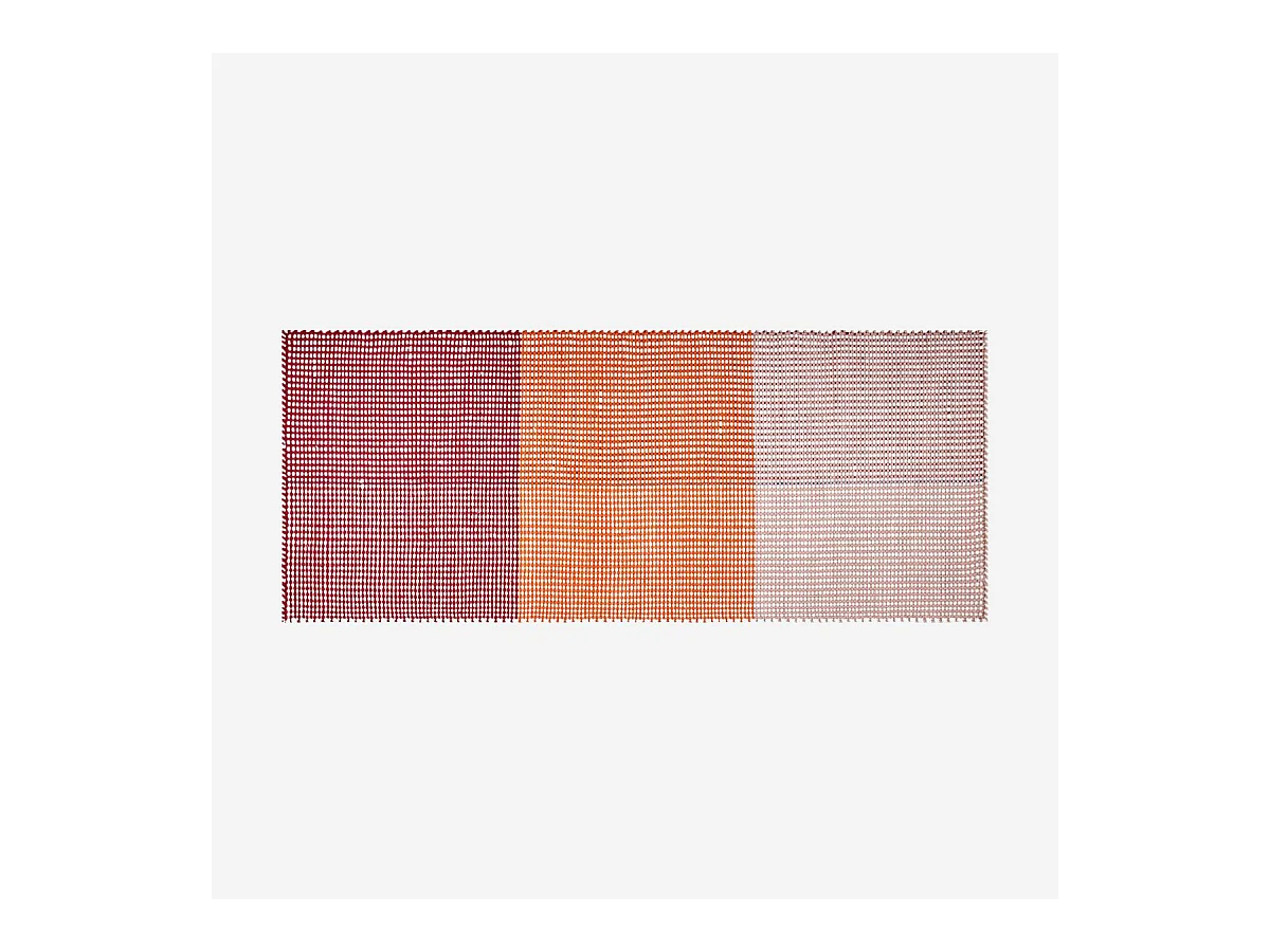Habitat - Tapis tissé - 75 x 180 cm - Orange - Design by Floriane Jacques - Cybele
