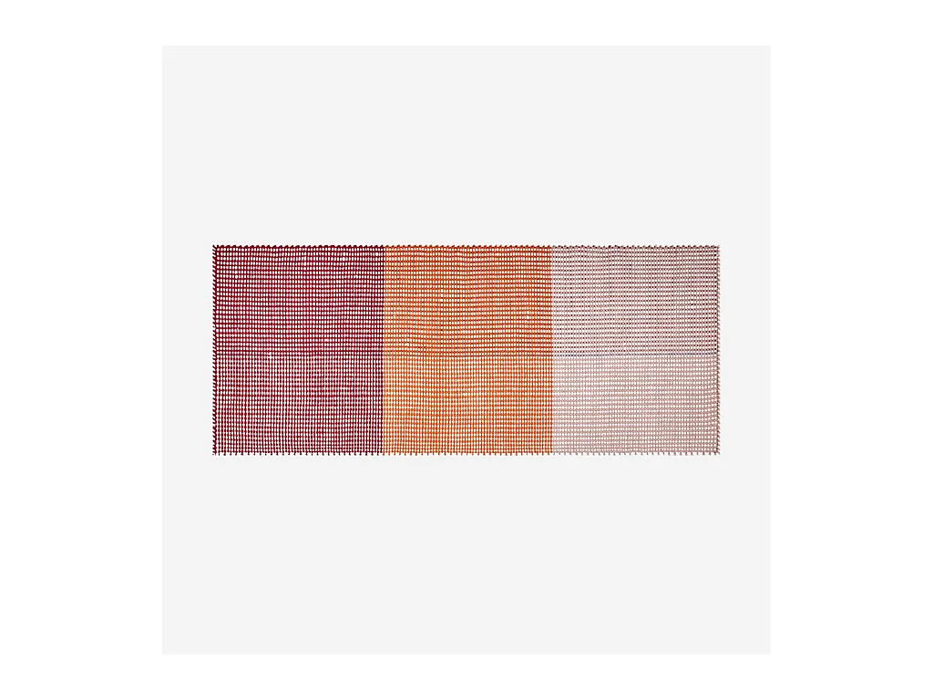 Habitat - Tapis tissé - 75 x 180 cm - Orange - Design by Floriane Jacques - Cybele