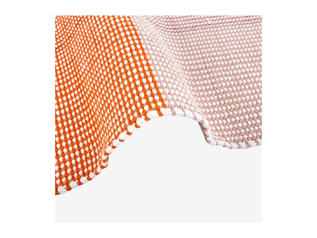 Habitat - Tapis tissé - 75 x 180 cm - Orange - Design by Floriane Jacques - Cybele
