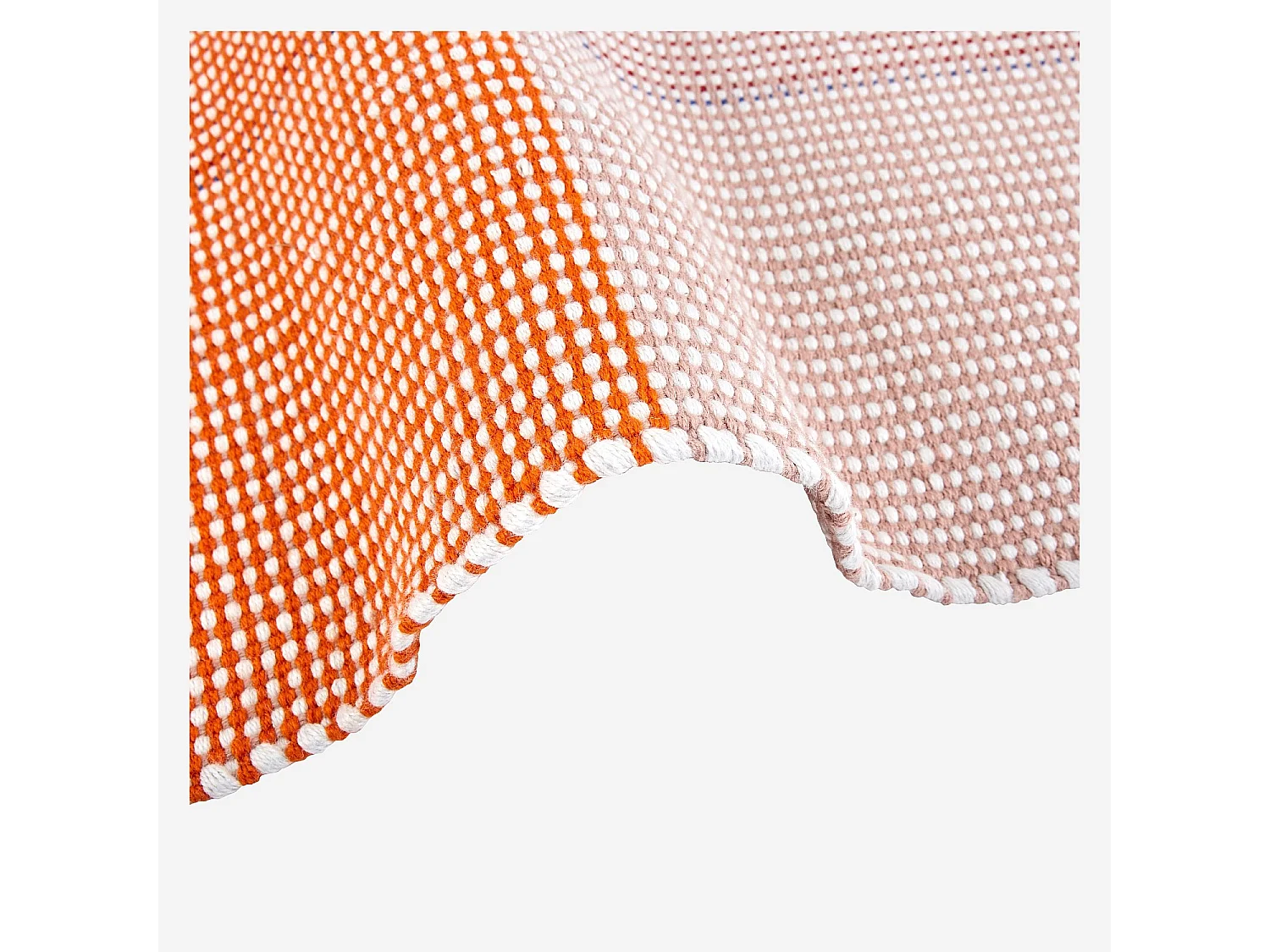 Habitat - Tapis tissé - 75 x 180 cm - Orange - Design by Floriane Jacques - Cybele