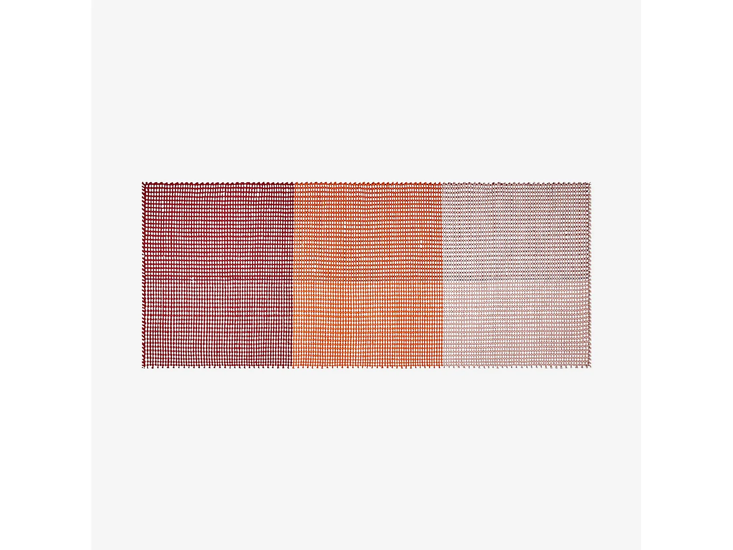 Tapis tissé - 75 x 180 cm - Orange - Design by Floriane Jacques