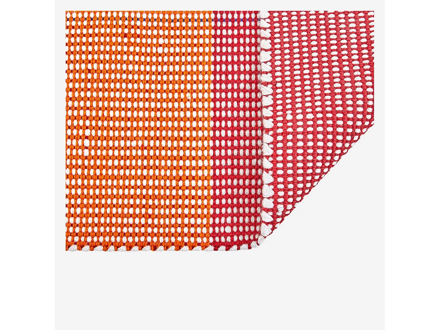 Tapis tissé - 75 x 180 cm - Orange - Design by Floriane Jacques